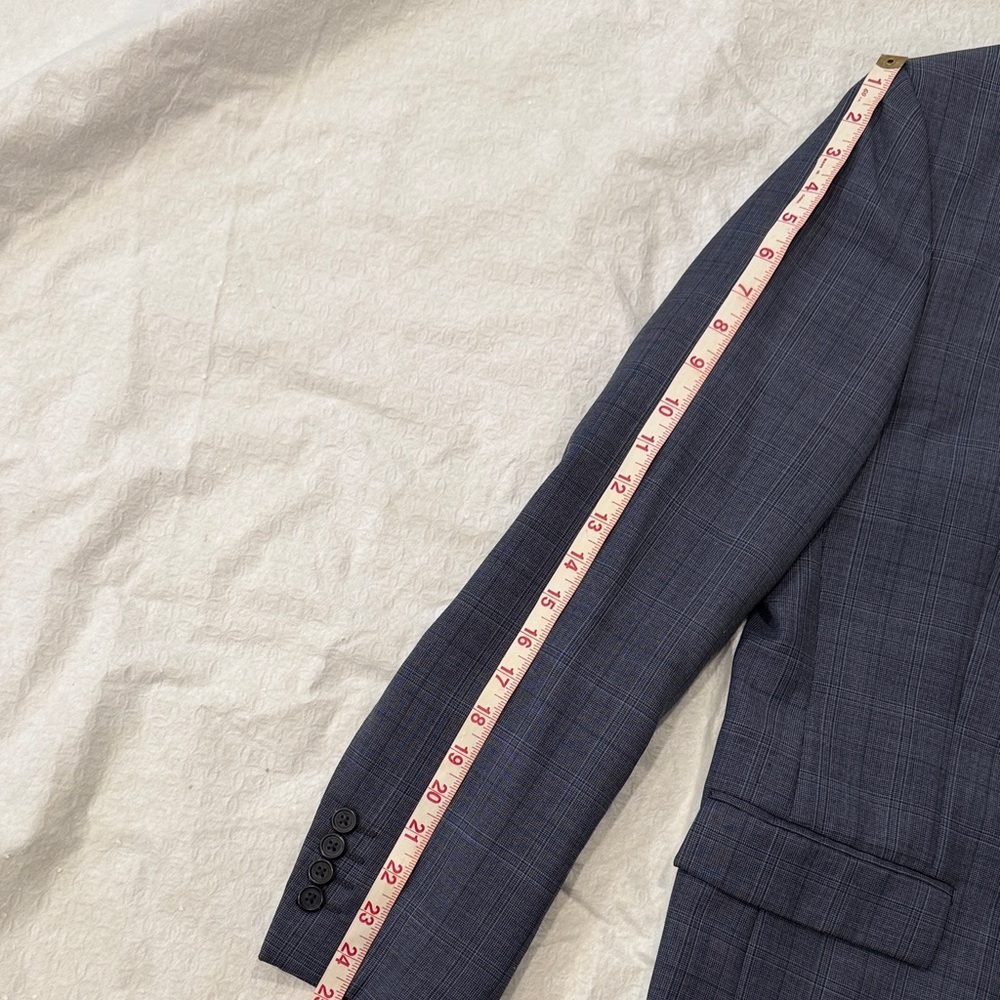 Men’s Blue Blazer (Slim Fit) - Picture 7 of 9